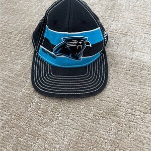 Carolina Panthers Football Black and Blue Cap S